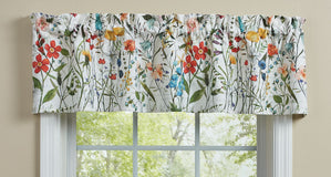 Wildflower Sketchbook Tailored Valance and Table Linens - Multi